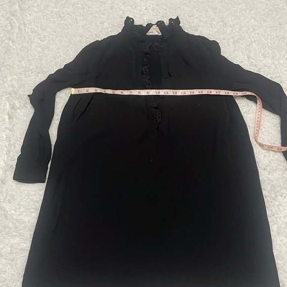 Se’zane Elegant mini Black Dress long sleeve - Picture 16 of 16